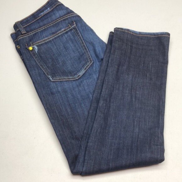 MADE IN USA 🇺🇸 RICH & SKINNY STRAIGHT LEG JEANS 27x31 ⭐️ - Picture 4 of 15